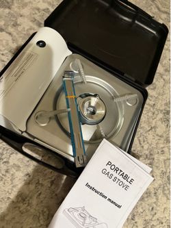 Portable Gas Stove with Carrying Case