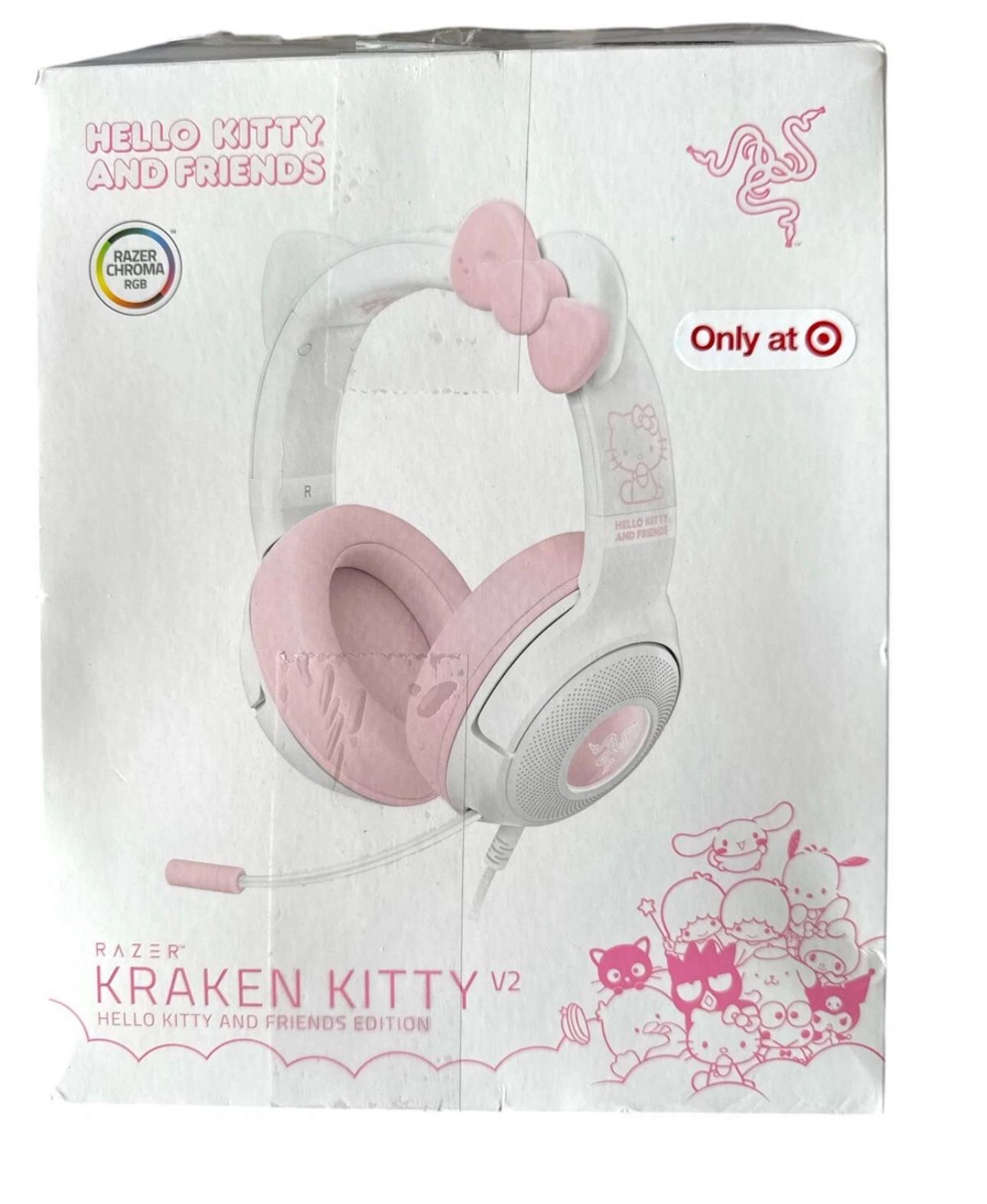 Razer Kraken Kitty V2 Wired USB A Gaming Headset Kitty Ears with Chroma RGB
