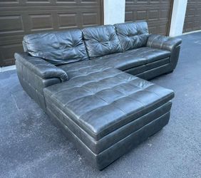 🛋️ Sofa/Couch Sectional - Leather - Delivery Available 🚛