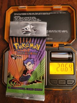Pokemon Gym Challenge booster pack Sealed