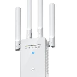 WiFi Extender Signal Booster, Long Range Internet Booster Extender for Home, Mesh Wi-Fi 6X Faster Wireless WiFi Repeater with Ethernet Port, Broader C