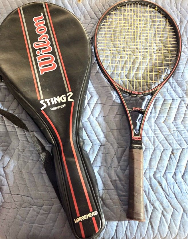 Used Tennis Racket - Wilson Sting 2 , Graphite - North Glendale