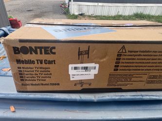 Tv mount on wheels