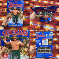 2026 WWE LJN Superstars JAKE "THE SNAKE" ROBERTS Blue Card Mattel