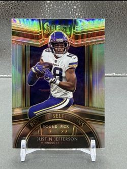 Justin Jefferson 2020 Select Rookie Selections Prizm #RS-9 RC NM