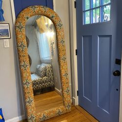 Padded & Decorative Floor mirror 