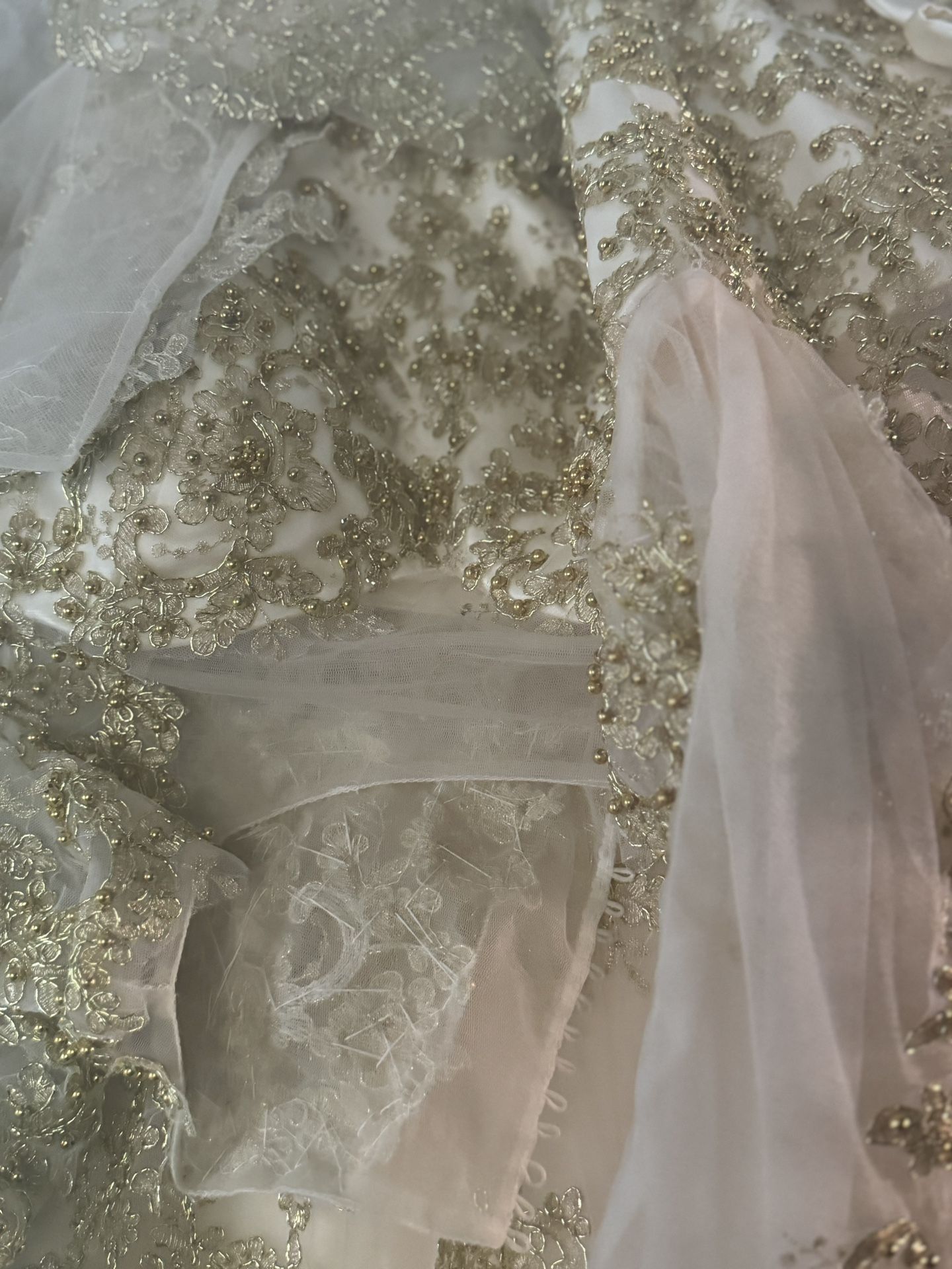 Champagne Ball Quinceañera Gown