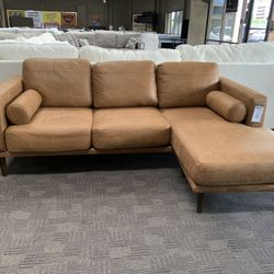 New Camel Tan Sectional Couch 