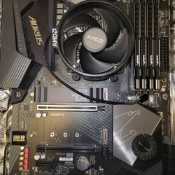 AMD Ryzen 7 5700G / Gigabyte Aorus Elite X570 Motherboard 32gb RAM For Gaming Pc