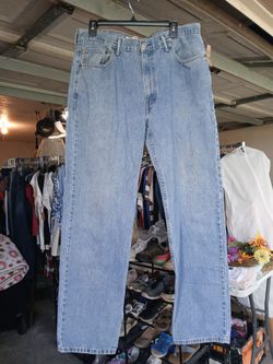 Men's Levi Jeans, Light color, 36 X 34. Darker Levi's 34  X 34. $7 each. Total of 4.
