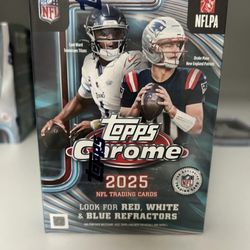Topps chrome nfl 2025