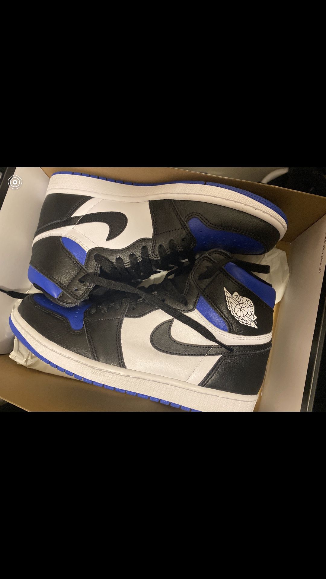 Jordan 1 high top “royal toe” sz 10 looking for trade for flint 13s