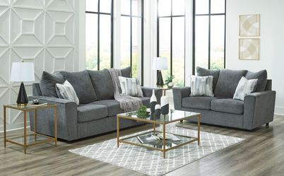 Sofa & Loveseat - Gravel
