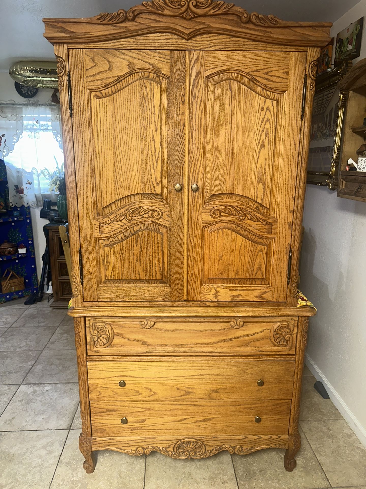 OAK ARMOIRE BEBE USA MADE