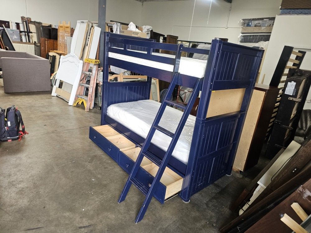 Twin Bunk Bed And Mattress