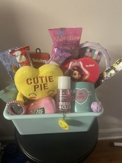 Cutie Pie Valentines Day Tween/teen Girl Gift Basket 
