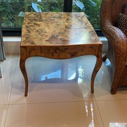 Italian Burlwood End / Coffee Table