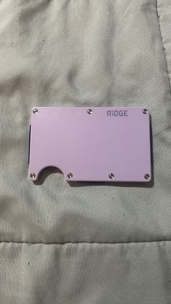 Ridge wallet