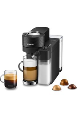 Nespresso Vertuo Lattissima Coffee and Espresso Maker by De'Longhi, Matte Black & Glossy