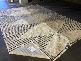Shag Off-White 10 ft. x 14 ft. Area Rug