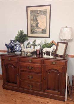 Buffet table