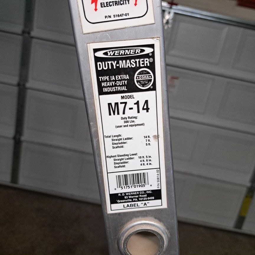 Werner M7-14 Ladder