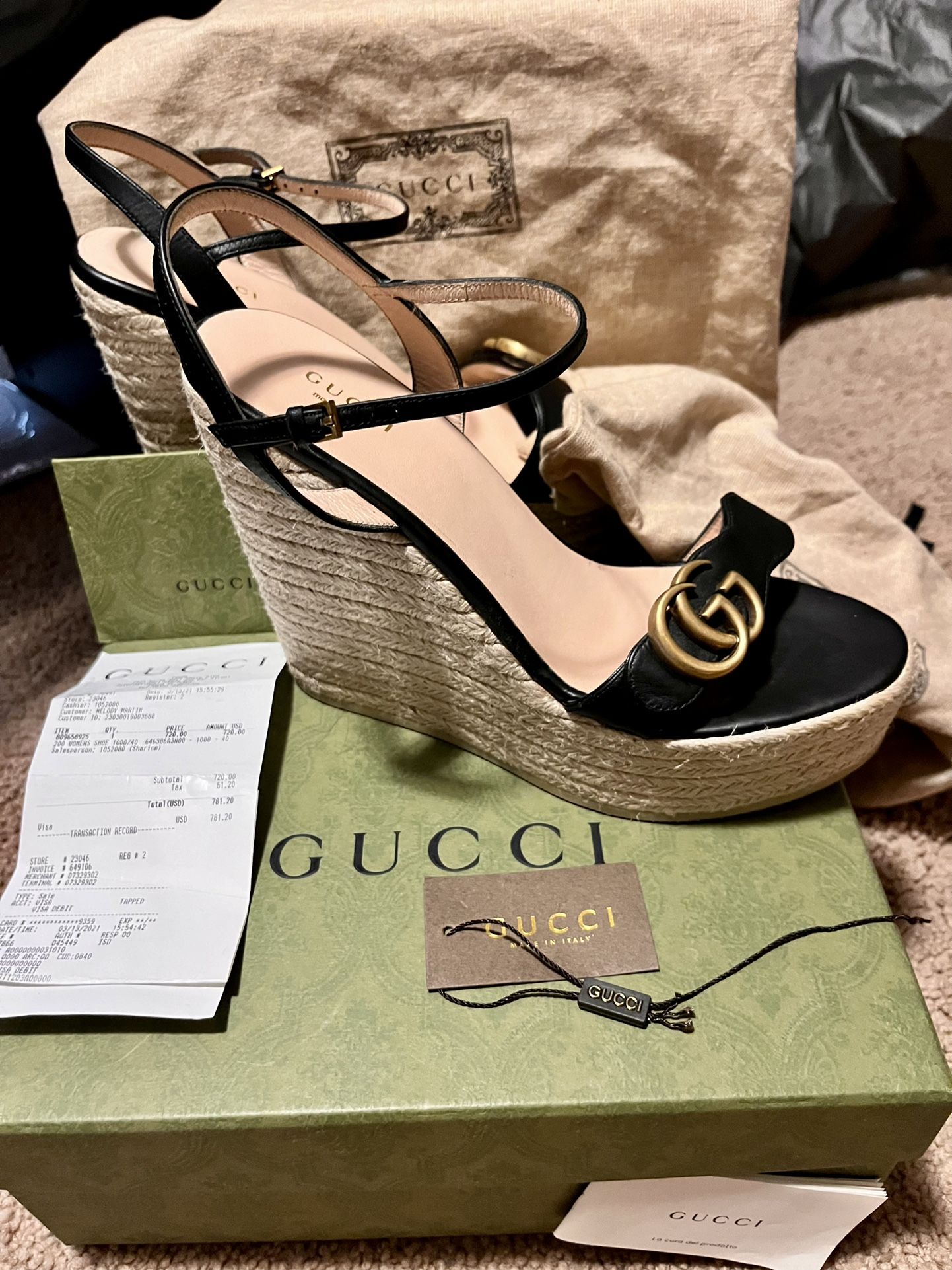 Gucci Wedges Shoes