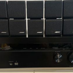 Sony STR-DH 770 Receiver And Bose Cube Speakers