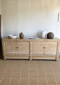 Antique solid pine sideboard