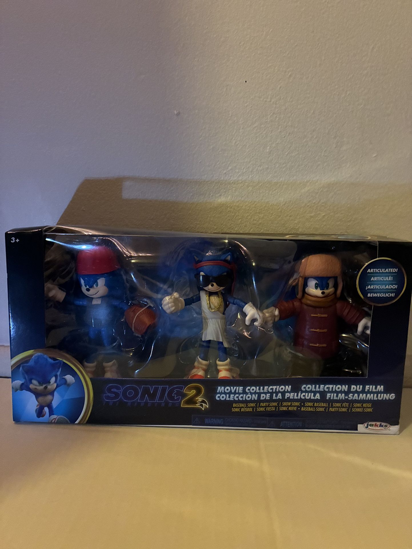 Sonic 2 Movie 3-Pack – Exclusive Figures (New)