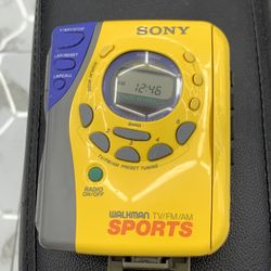 Sony Walkman Wm-fs495 Cassette Tape Player Radio 