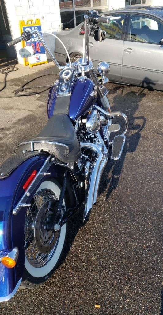 2007 softail Deluxe .. 9k for miles. Brand new 14" Carlini Ape hangers And brand new steal braided cables.
