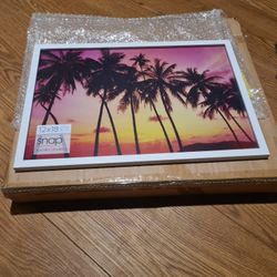 Nielsen Bainbridge White Wooden Picture Frames With Glass. Set Of 4