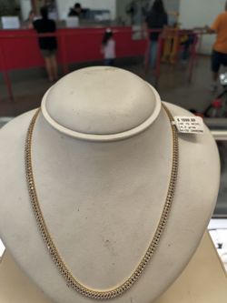 14k Gold necklace 14.2 grams 20 Long CZ stone layway available 10%dwon if you interested please make sure you ask for Maribel thank you