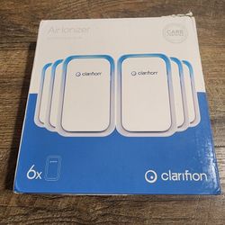 Clarifion - Air Ionizers for Home (6 Pack), Negative Ion Filtration System, Quiet Air Freshener for Bedroom, Office, Kitchen, Portable Air Filter