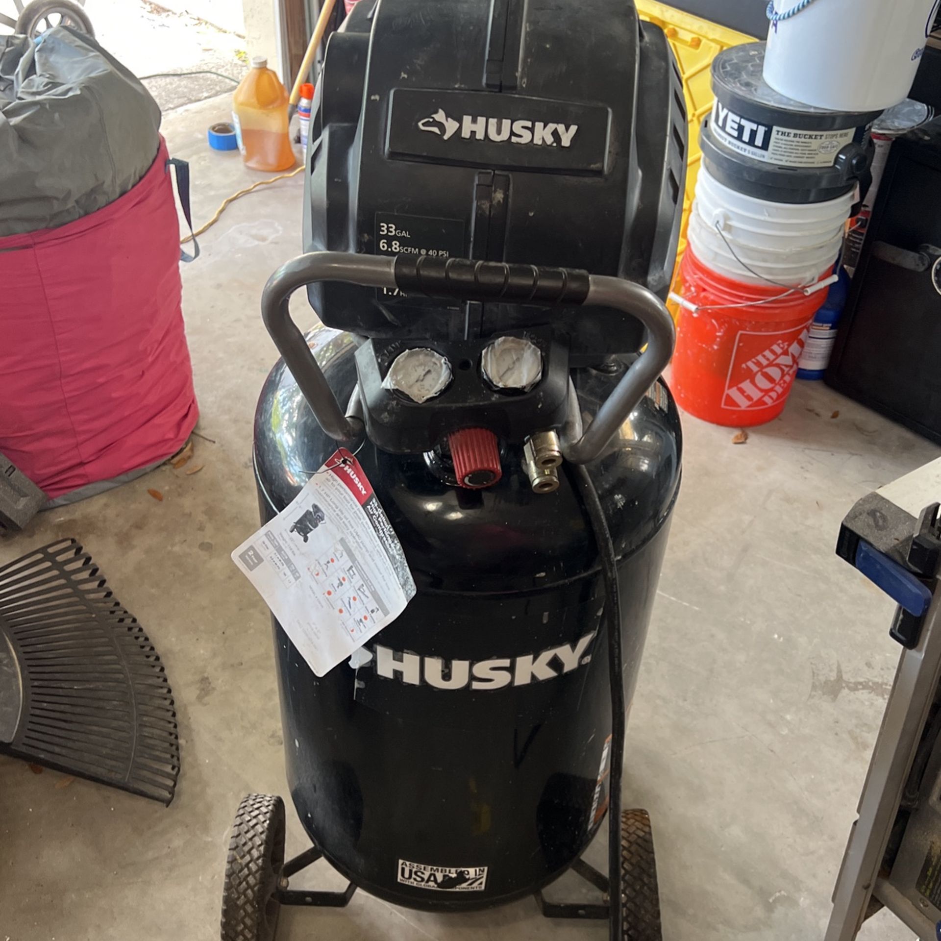 Husky 33 Gallon Air Compressor