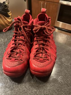 Nike Foamposites (Red) Size 10