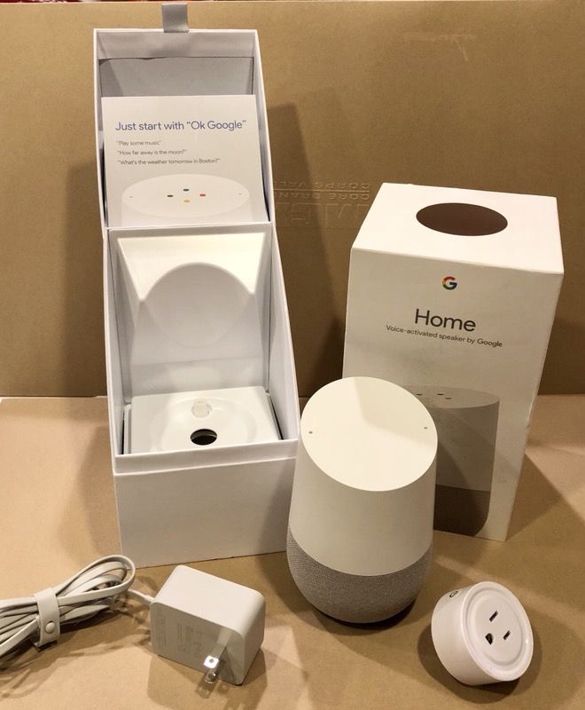 Google Home Personal Assistant w/Smart Plug