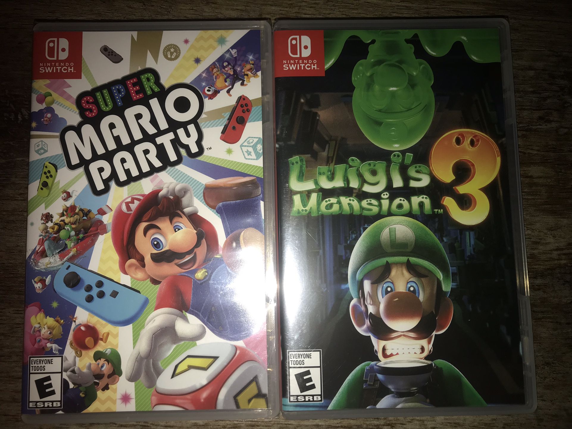 Luigis Mansion 3 & Super Mario Party 