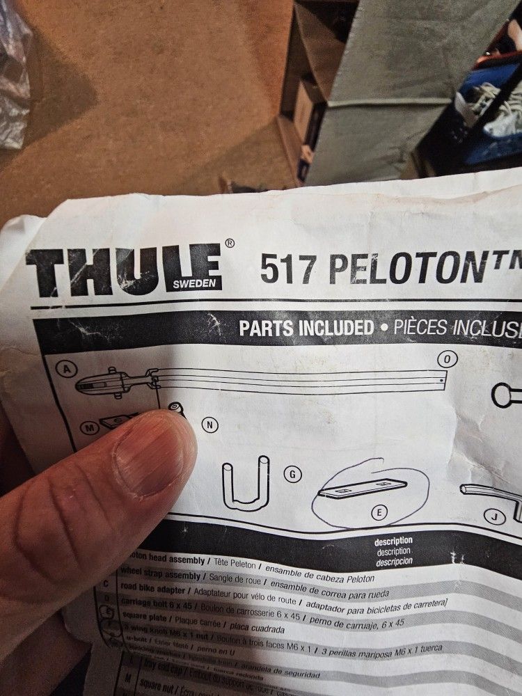 Thule 517 Peloton Bike Rack