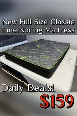New Full Size Classic Innerspring Mattress