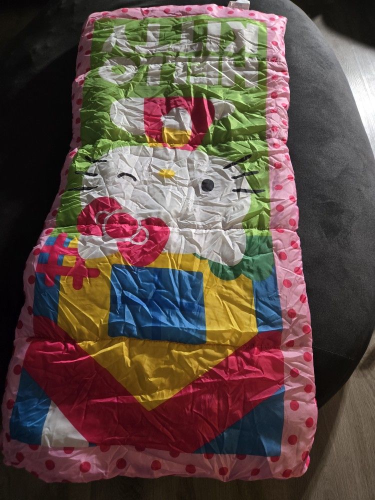 Hello Kitty Sleeping Bag And Backpack