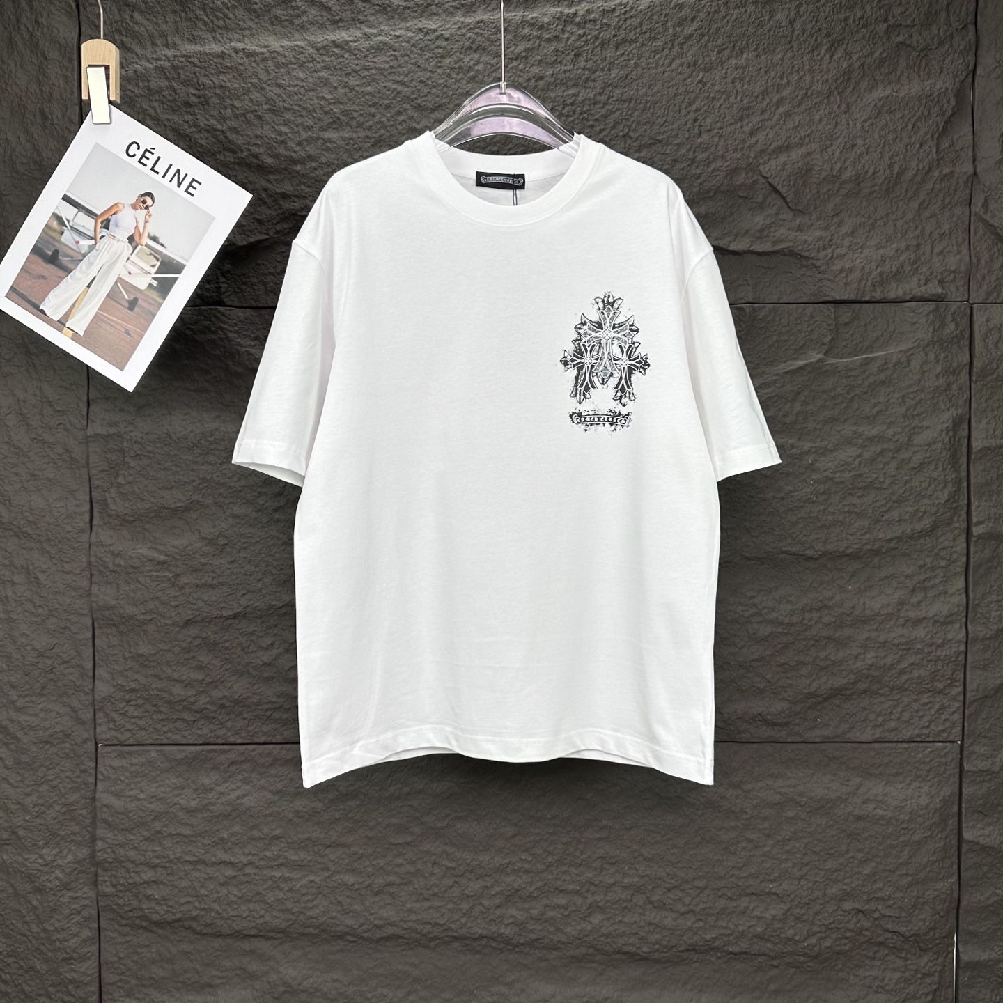 New Chrome Hearts Cross Sanskrit Short Sleeve