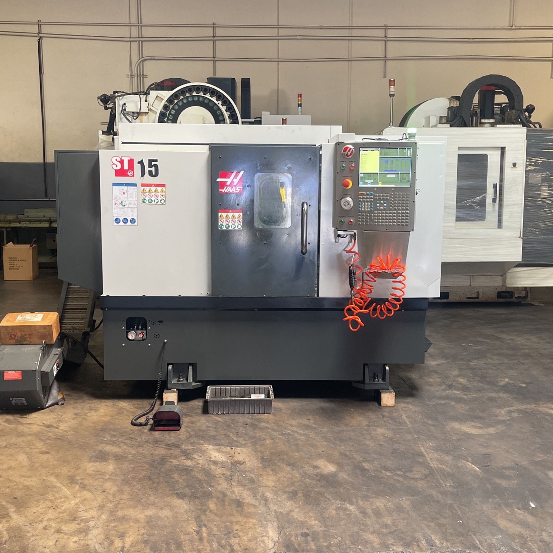 2017 Haas ST 15 with 8" Chuck, HPC, Low Hours