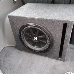 Ported Box 10" With Kicker Comp Subwoofer: Used  - Works Great 