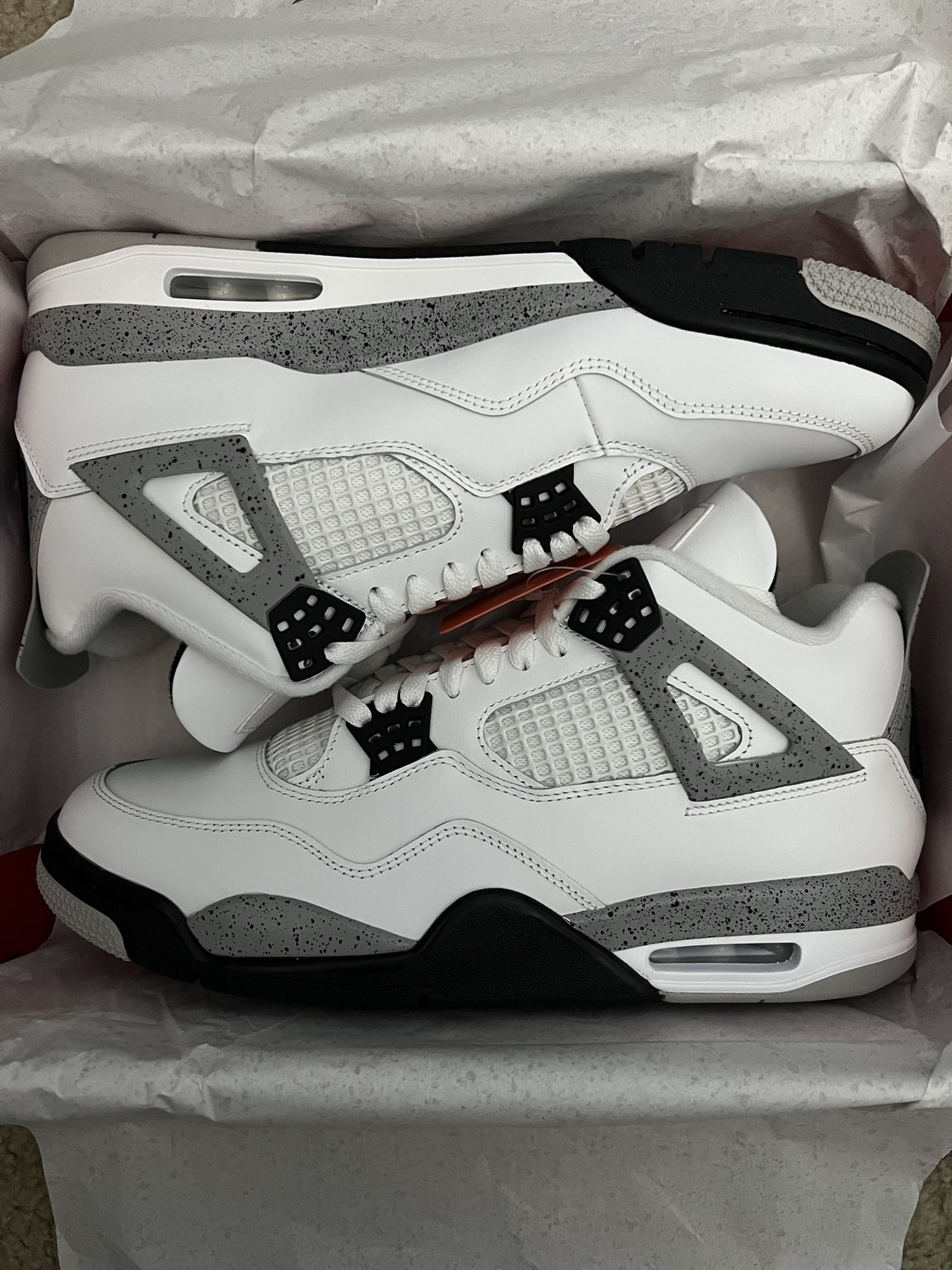 SIZE 11 Air Jordan 4 Retro White Cement 2025