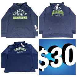Seattle Seahawks Hoodie Sweatshirt Men’s Sizes New