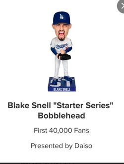 Blake Snell Dodgers Bobblehead