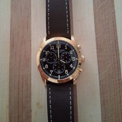 VGC Victorinox Swiss Army Infantry Chrono 241647 Sapphire Watch 40mm