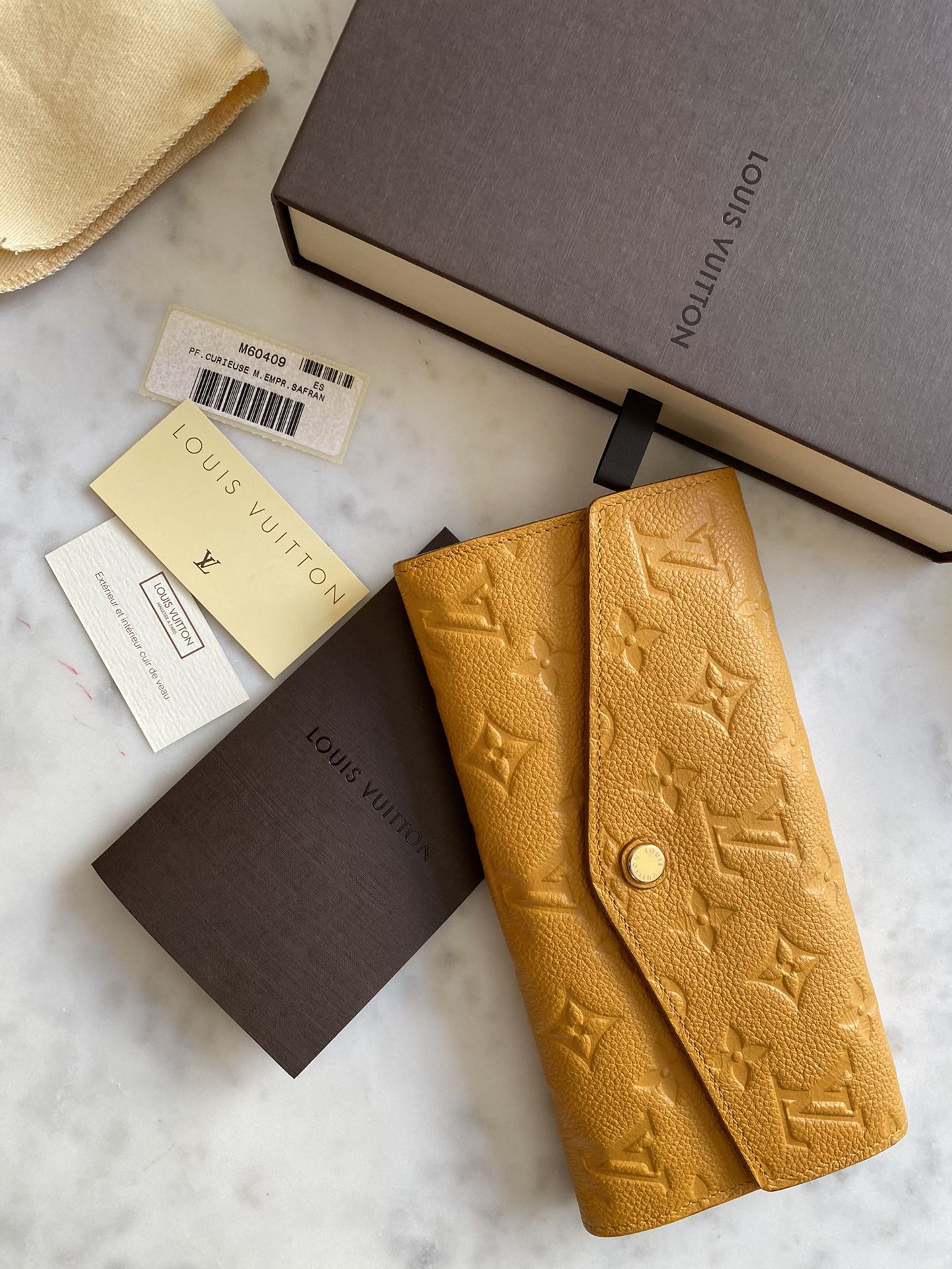 Louis Vuitton Empreinte Portefeuille Curieuse Wallet